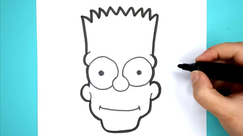 How to Draw Bart Simpson from The Simpsons (character) MyHobbyClass