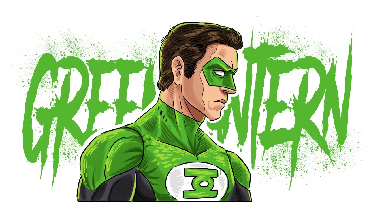 How I draw Green Lantern Learn Drawing, Painting