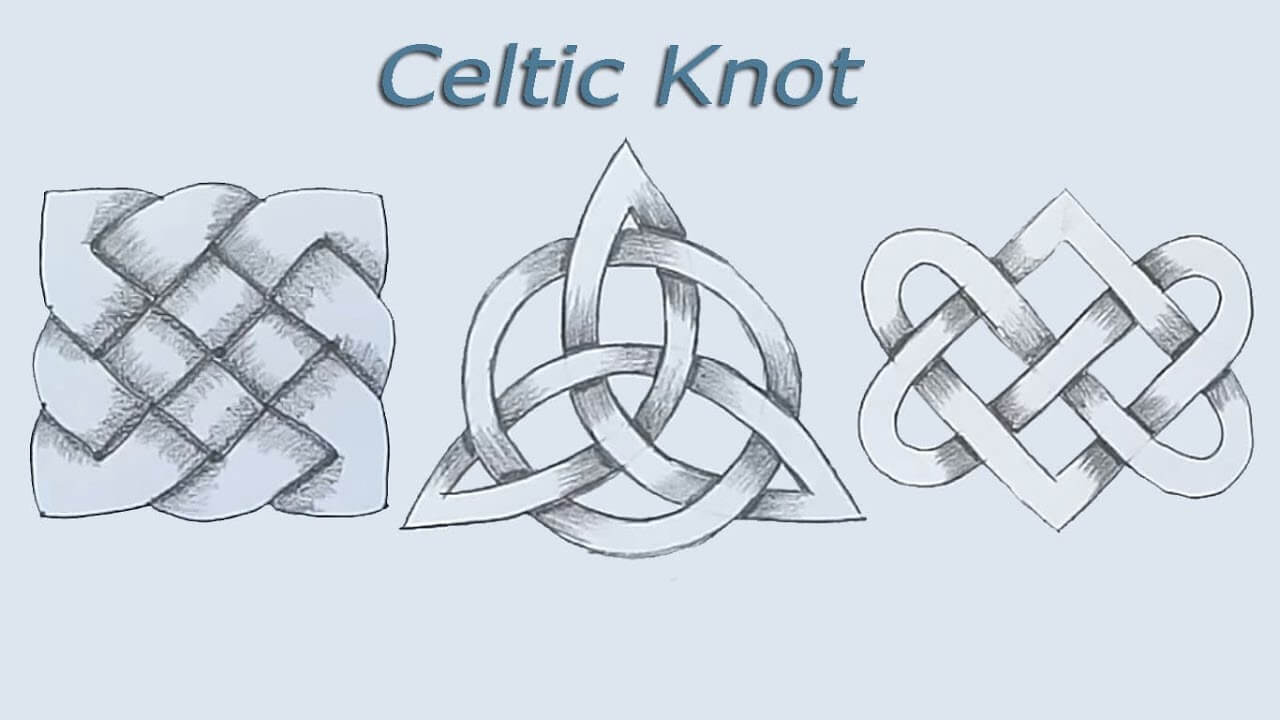How to Draw Celtic Knot step by step Learn Drawing