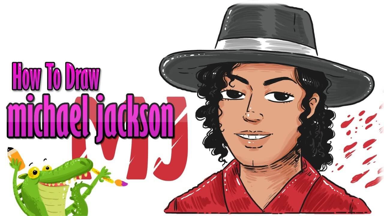 How To Draw Michael Jackson Step By Step Myhobbyclass Com Learn Drawing Painting And Have Fun With Art And Craft